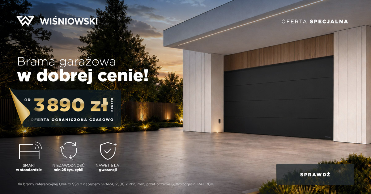 Baner promocyjny WIŚNIOWSKI UniPro z ceną – wersja desktop